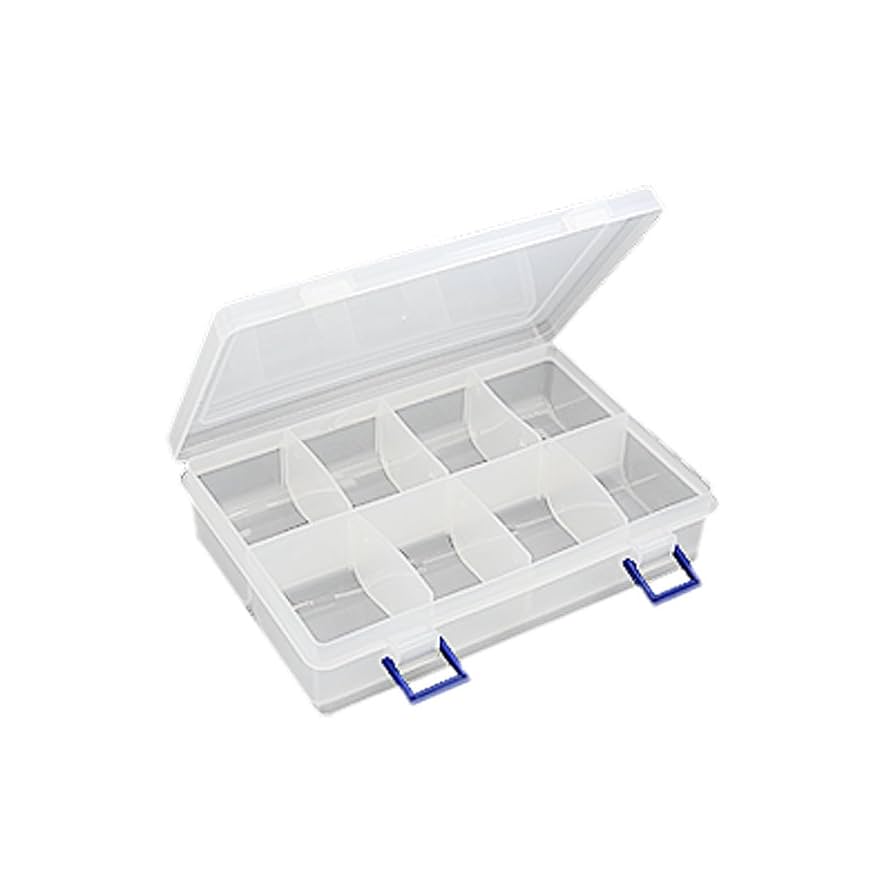 Aexit Plastic 8 Compartments Electronic Components Parts